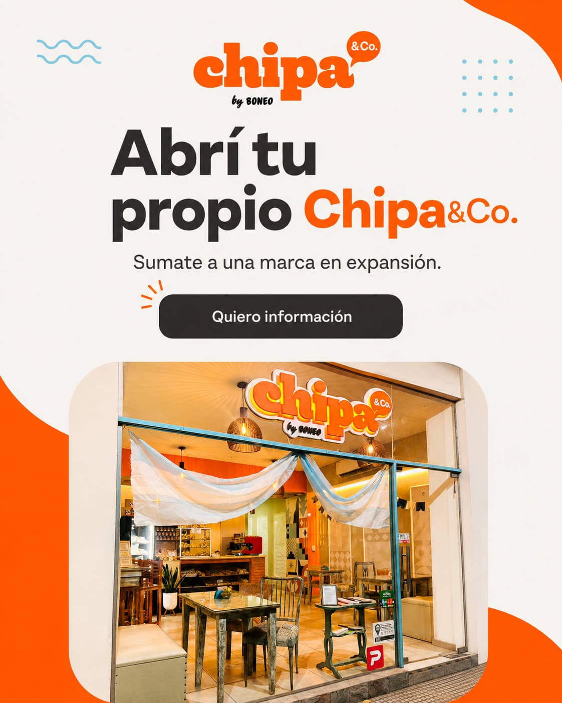 Abrí tu propia franquicia Chipa&Co.